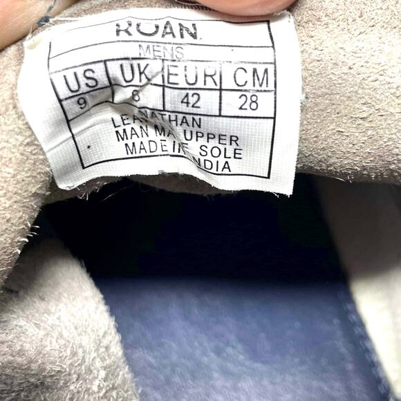 ROAN by BED STU Men's High Top Gray Distressed Casual Trendy Sneakers - Picture 4 of 11